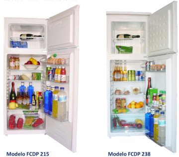Frigorificos con congelador FRIOBAT, serie dos puertas, FCDP